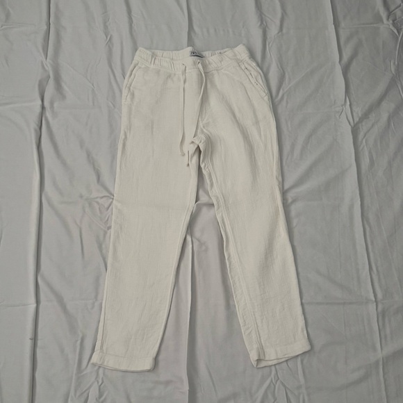 Zara Men's Cream Joggers - Picture 1 of 2